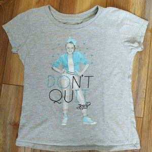 Jo Jo Siwa DON'T QUIT T-Shirt - Sz. M 7/8